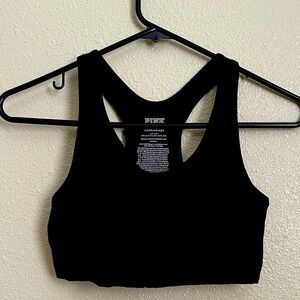 Pink Victoria Secret sports bra